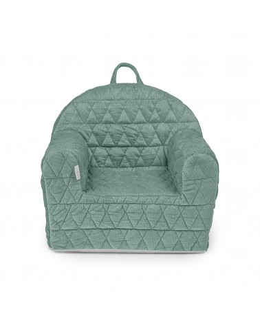 Velvet Kids Baby Pillow Armchair Green V114